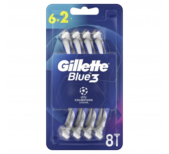 GILLETTE - BLUE 3 UCL 6+2 SZT