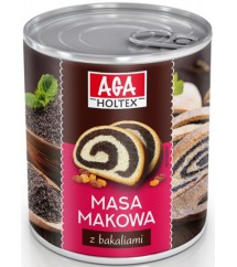 AGA-HOLTEX - MASA MAKOWA Z BAKALIAMI 850G.